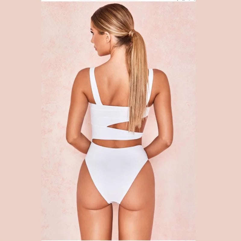 Sexy One Piece Hollow Bikini Swimsuit