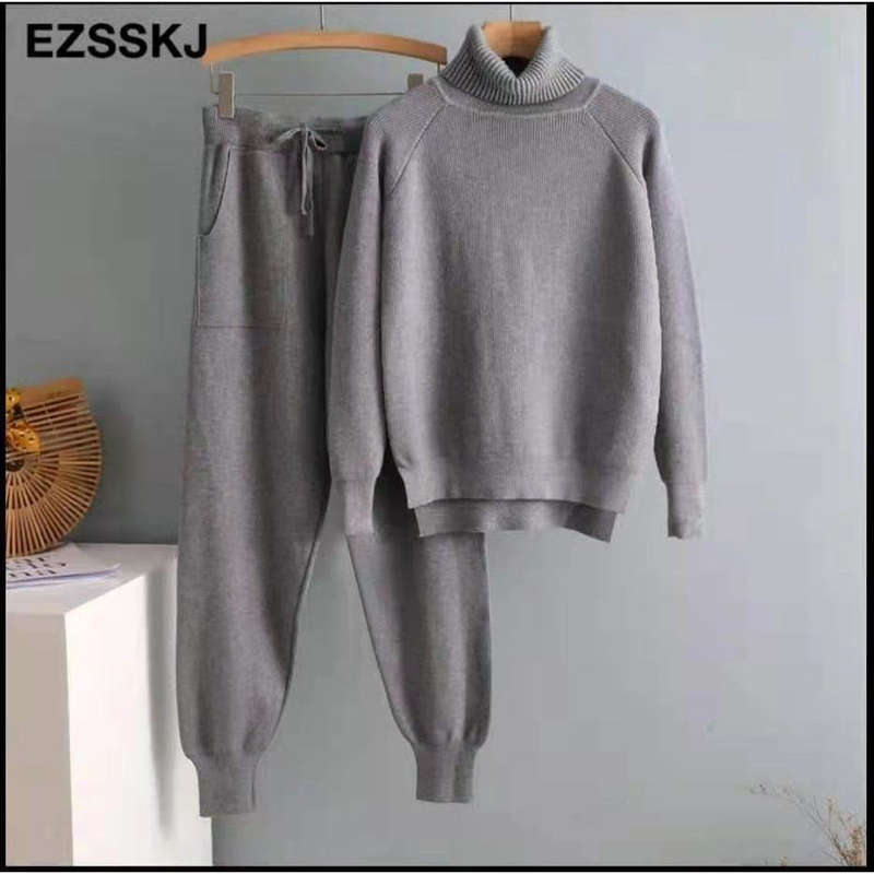 Turtleneck Sweater Set
