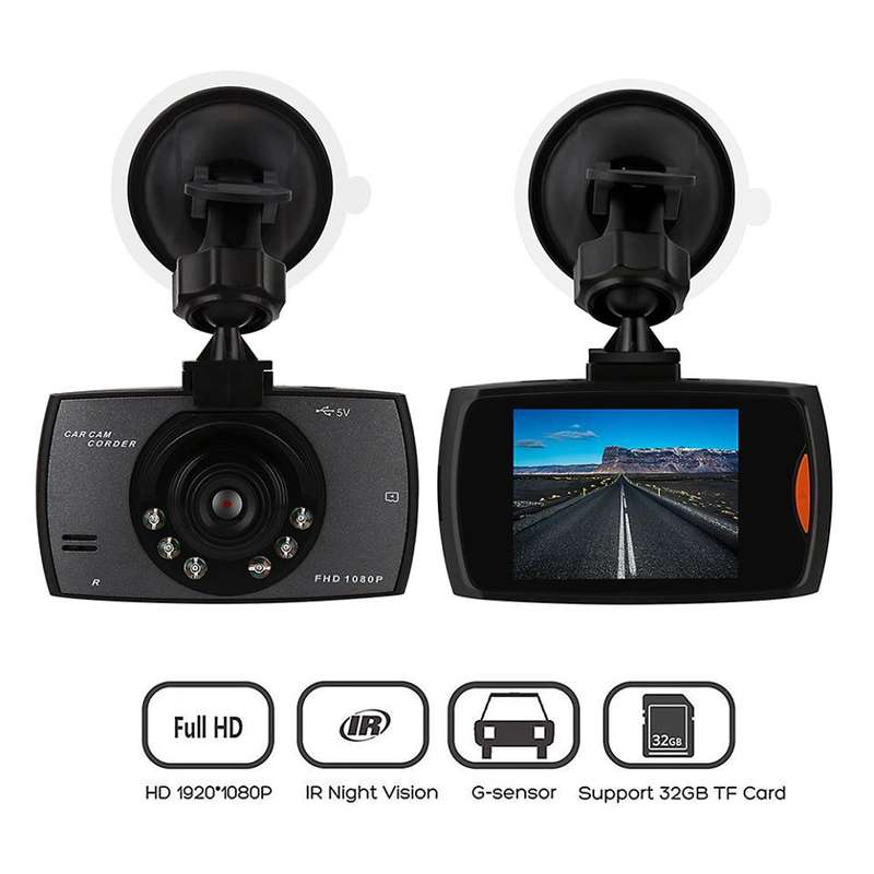 2.7 Inch Car DVR Camera Full HD 1080P 140 Degree  Dual Lens Night Vision Dash cam ** Local Stock **