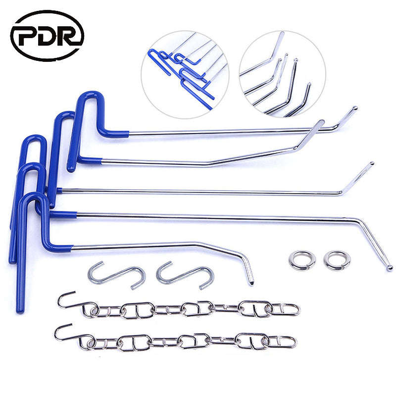 PDR Tools Hooks Push Rods Dent Removal Paintless Dent Repair Kit ** FREE COURIER SHIPPING **