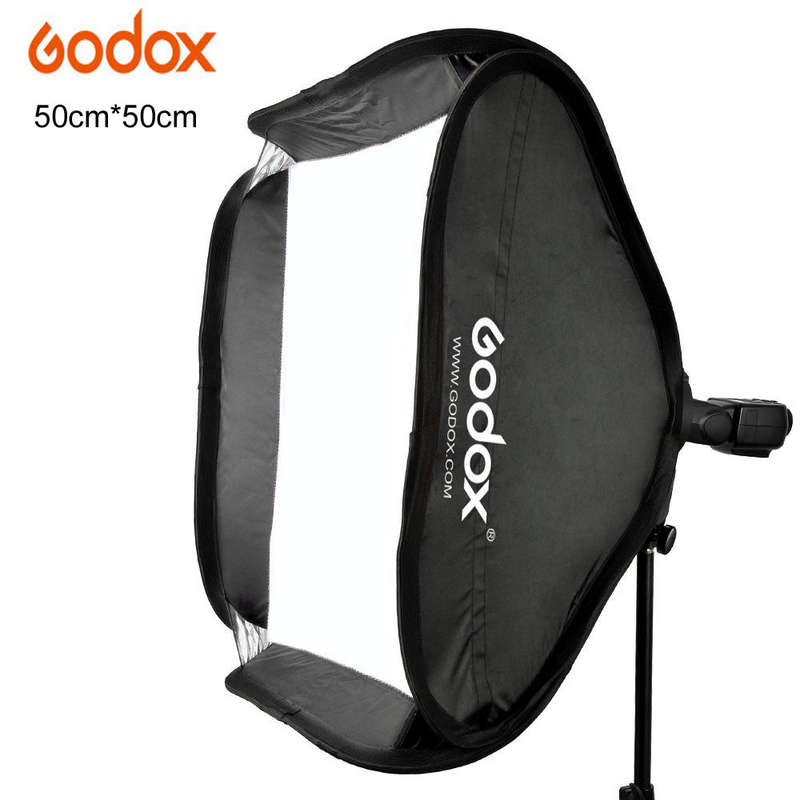 Softbox 60x60cm with Bag for Photo Camera Studio Flash fit Bowens Elinchrom Mount