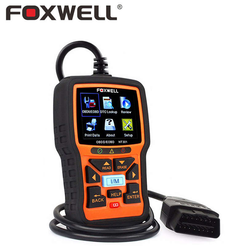 FOXWELL NT301 OBD 2 Automotive Scanner Car OBD2 EOBD OBDII - China / French