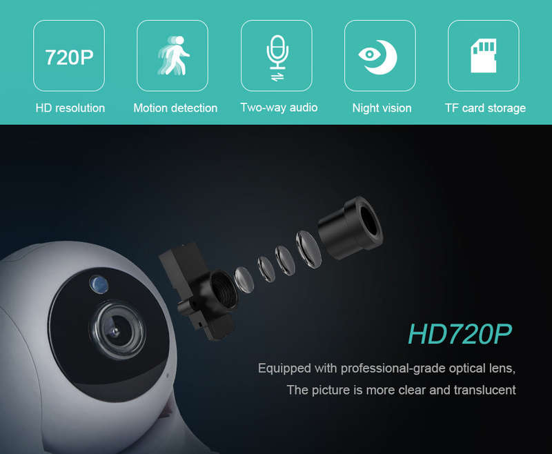 720P Cloud  IP Camera WiFi cam Home Security Surveillance CCTV