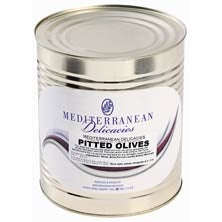 Mediterranean black olives 3kg tin