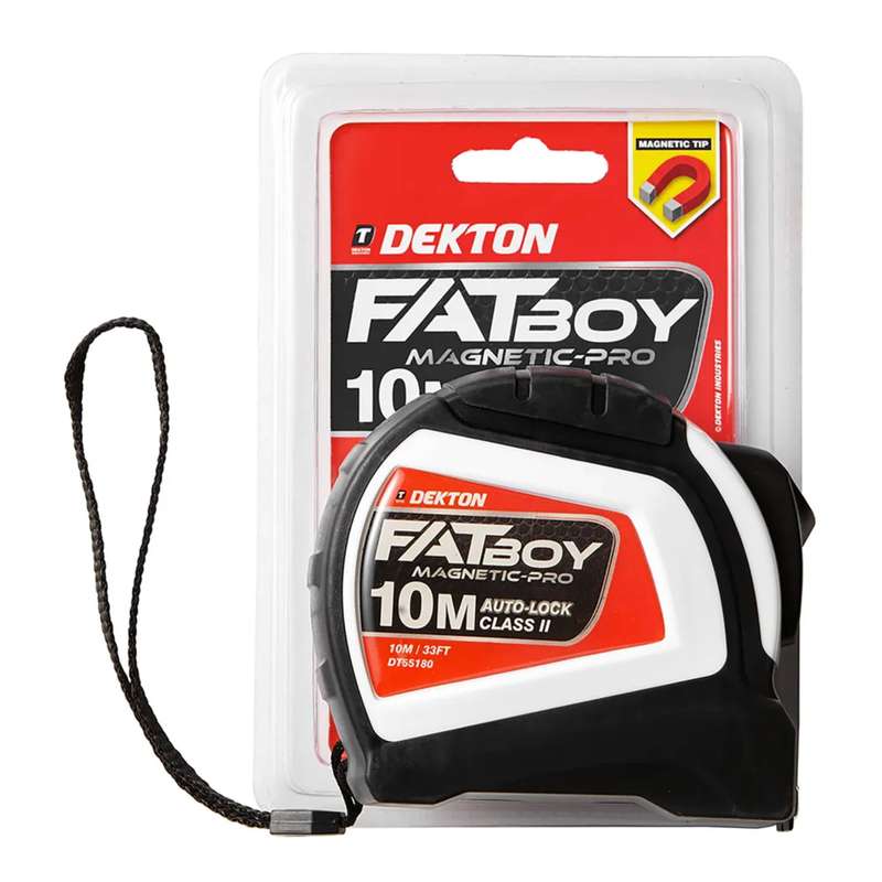 DEKTON FatBoy Magnet Tape Measure 10m x 25mm