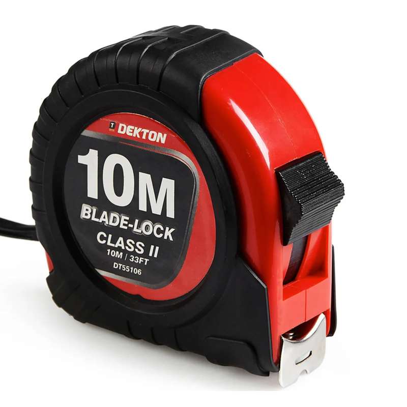 DEKTON 10m x 25mm Hard Case Tape Measure