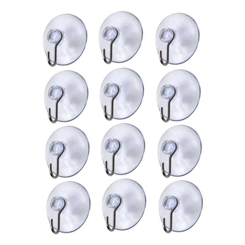 DEKTON Gecko Grip Suction Hooks Medium 12PC
