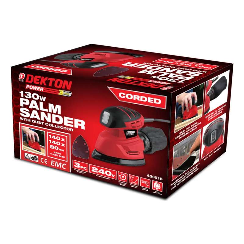 DEKTON Palm Sander with Box