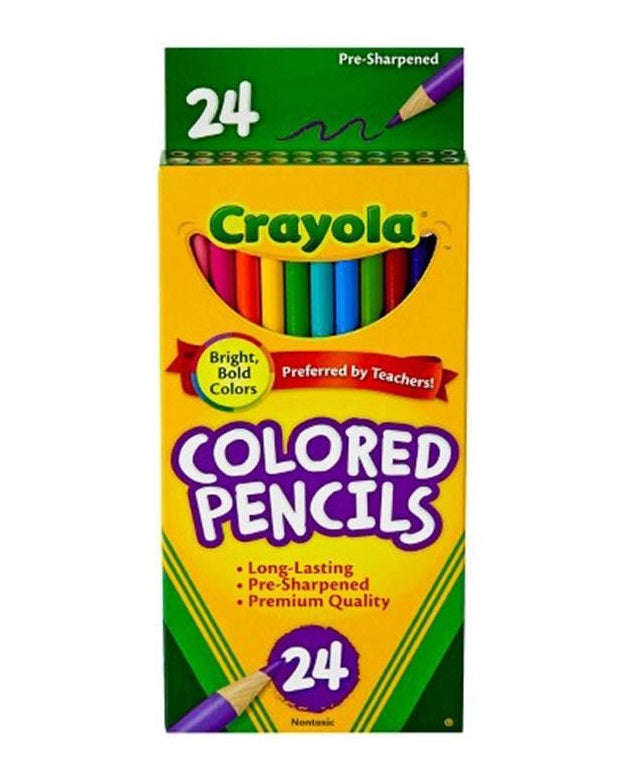 Crayola 24 Piece Coloured Pencils - 3624