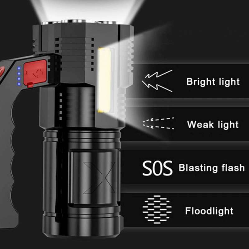 DEKTON Rechargeable Multifunction Spot Light 4 Beam