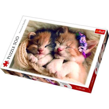 Trefl Sleeping Kittens - 500 Piece Puzzle