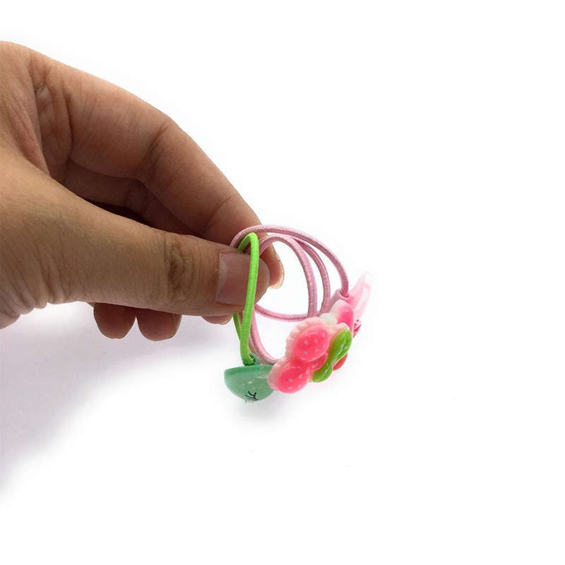 50 Piece Elastic Cartoon Hair Ties