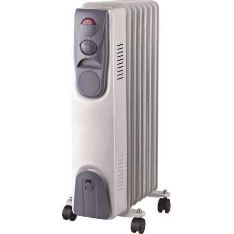 Goldair - 7 Fin Oil Radiator Heater - Cream