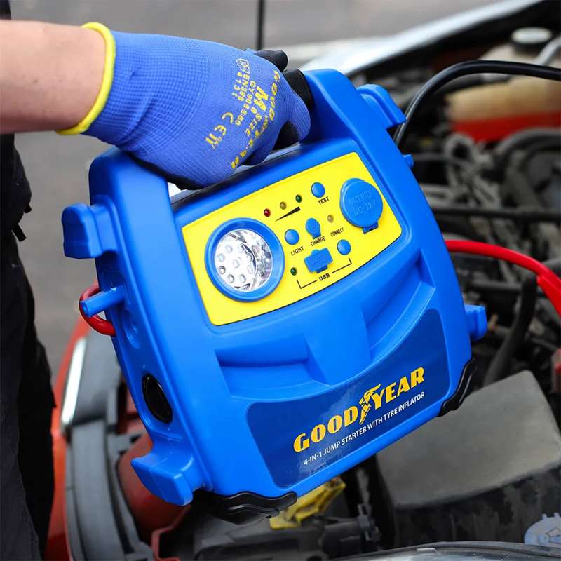 Goodyear 4-in-1 Jump Starter with Air Compressor