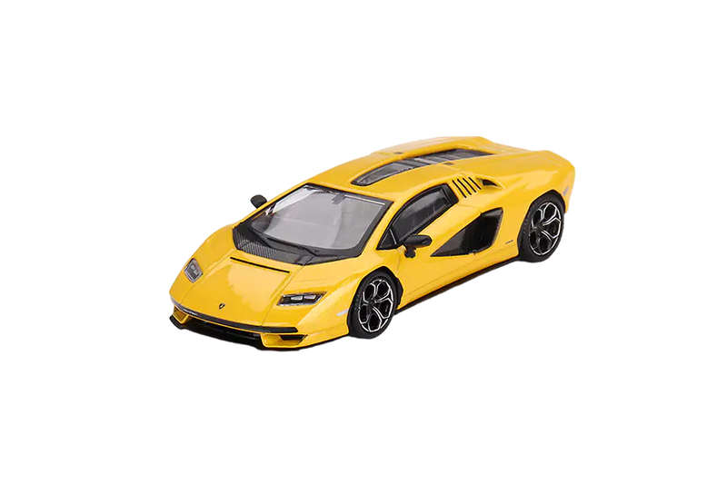 Mini GT Lamborghini Countach LPI 800-4 - New Giallo 1:64 Model