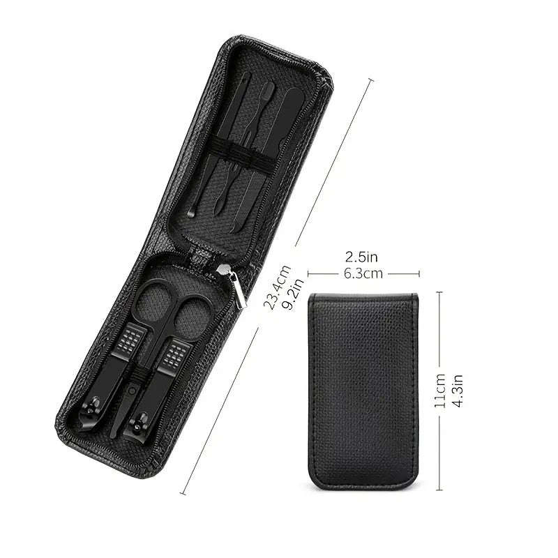 6 Piece Stainless Steel Nail Clipper Set