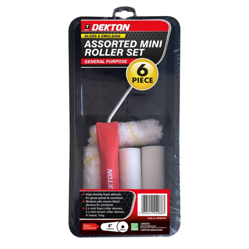 DEKTON 4" 6PC Mixed Set