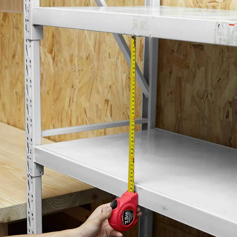 DEKTON HI VIS Red Soft Grip Auto-Lock Tape Measure 7.5m x 25mm