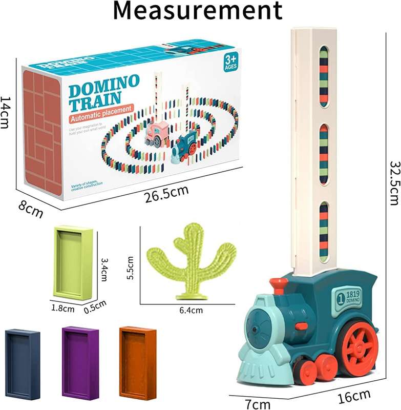 Domino Train Toy Set for Kids