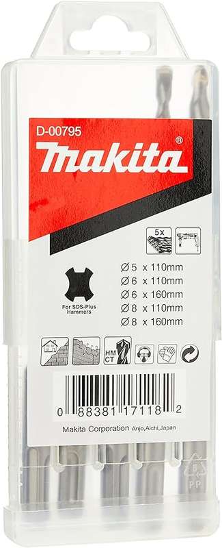 Makita D-00795 - SDS Plus Drill Bits Case Standmak