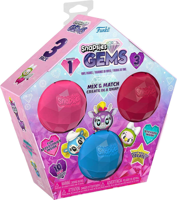 Funko Snapsies Gems Vinyl Figures - 3 Pack