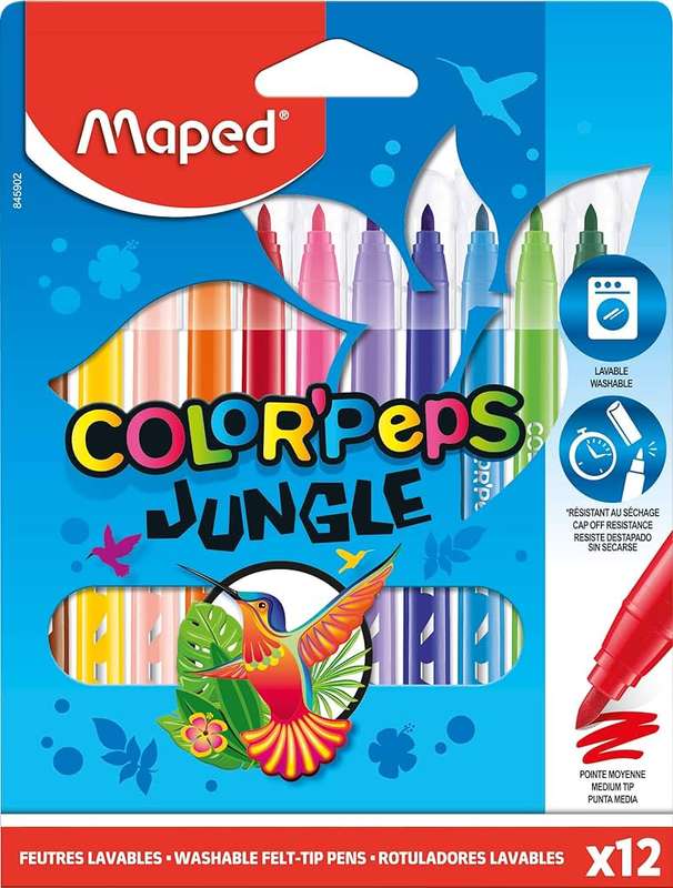 Maped Colour Peps Jungle 12's