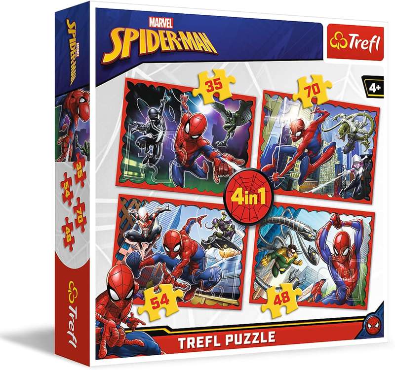 Trefl 4 in 1 Spider Man Web