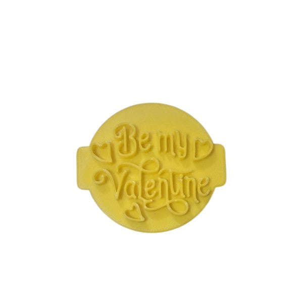 Hubbe Cookie Cutter - Be My Valentine with Hearts Embosser