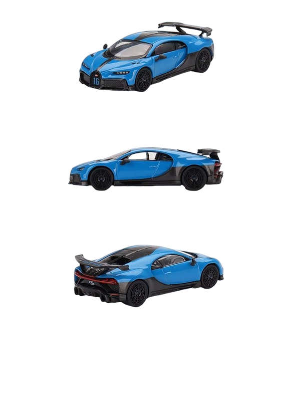 Mini GT Bugatti Chiron Pur Sport Agile Blue 1:64 Model