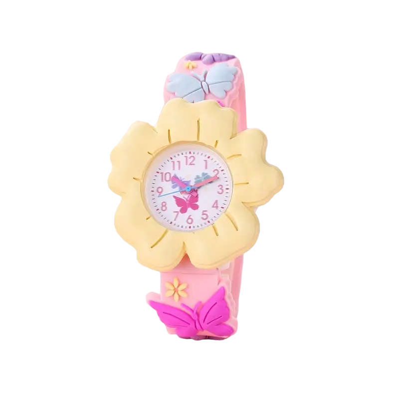 Flower & Butterfly 3D Wrist Watch