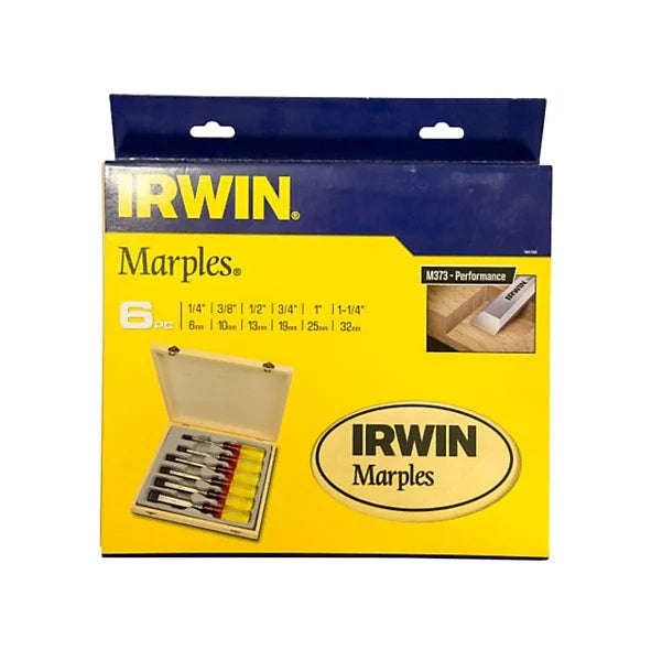 Irwin 6 Piece Steel Bevel Edge Chisel Set