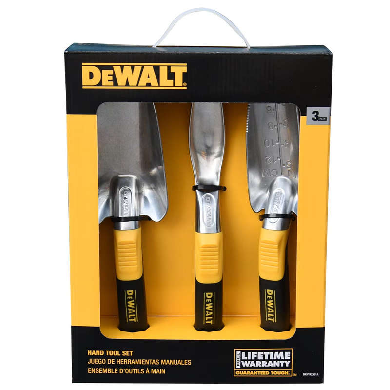 Dewalt Aluminium 3 Piece Garden Hand Tools