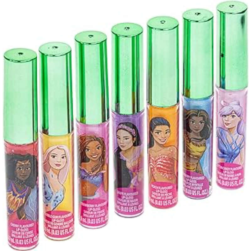 Disney Princess The Little Mermaid Lip Gloss Plant Based 7 Piece