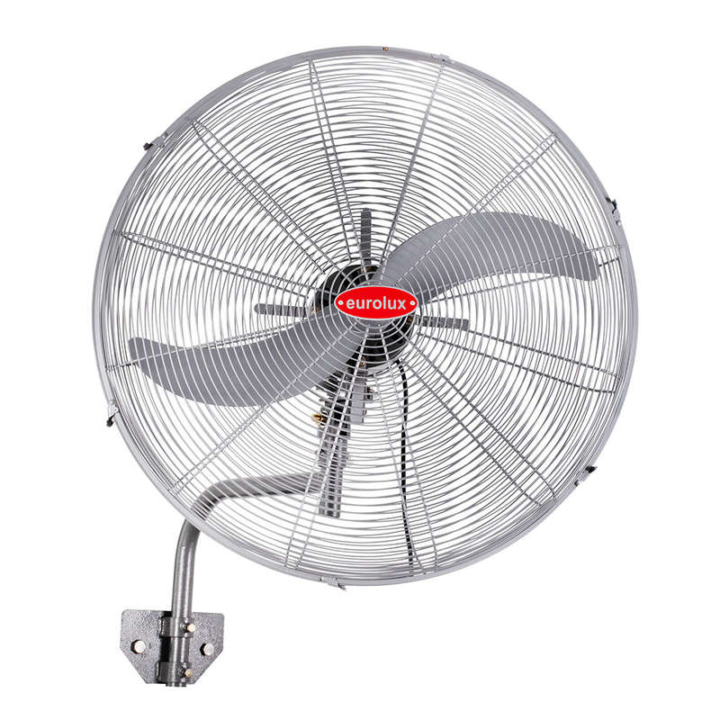 Eurolux Hurricane Wall Fan 2 Blades Silver