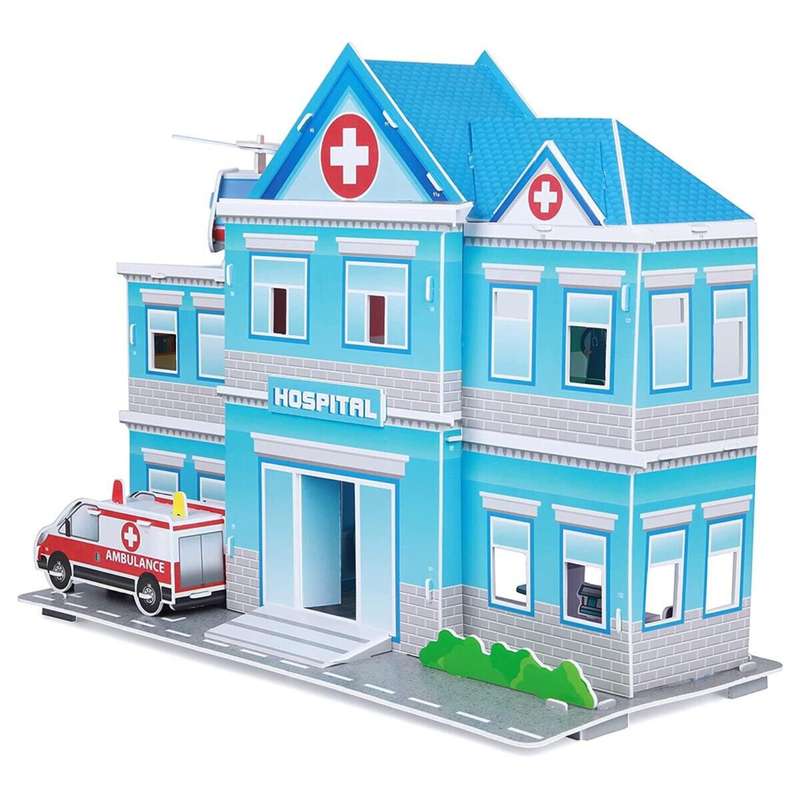 Fiesta 3D Hospital Construction Puzzle
