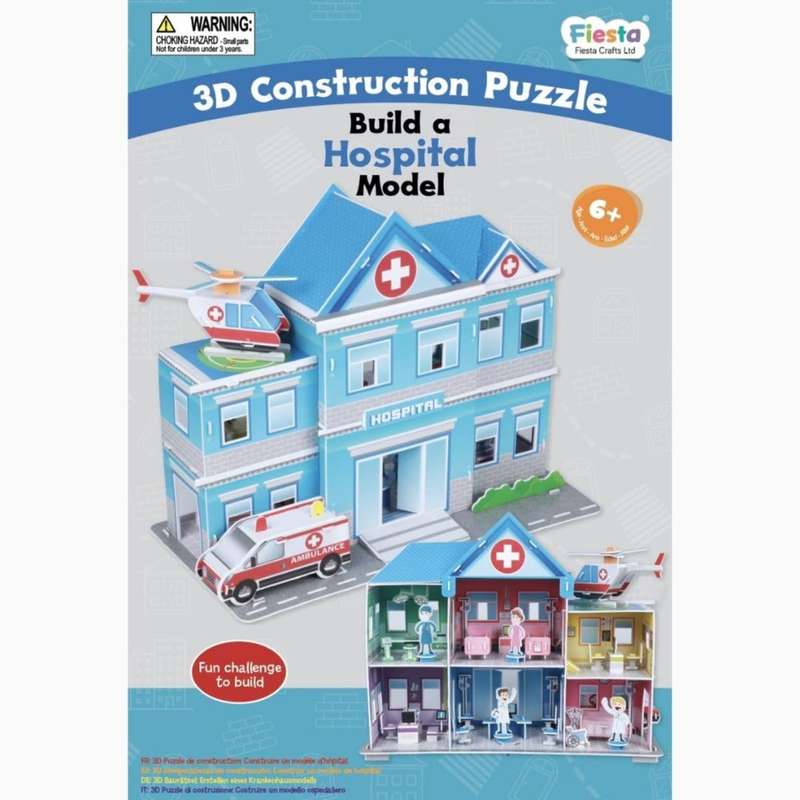 Fiesta 3D Hospital Construction Puzzle