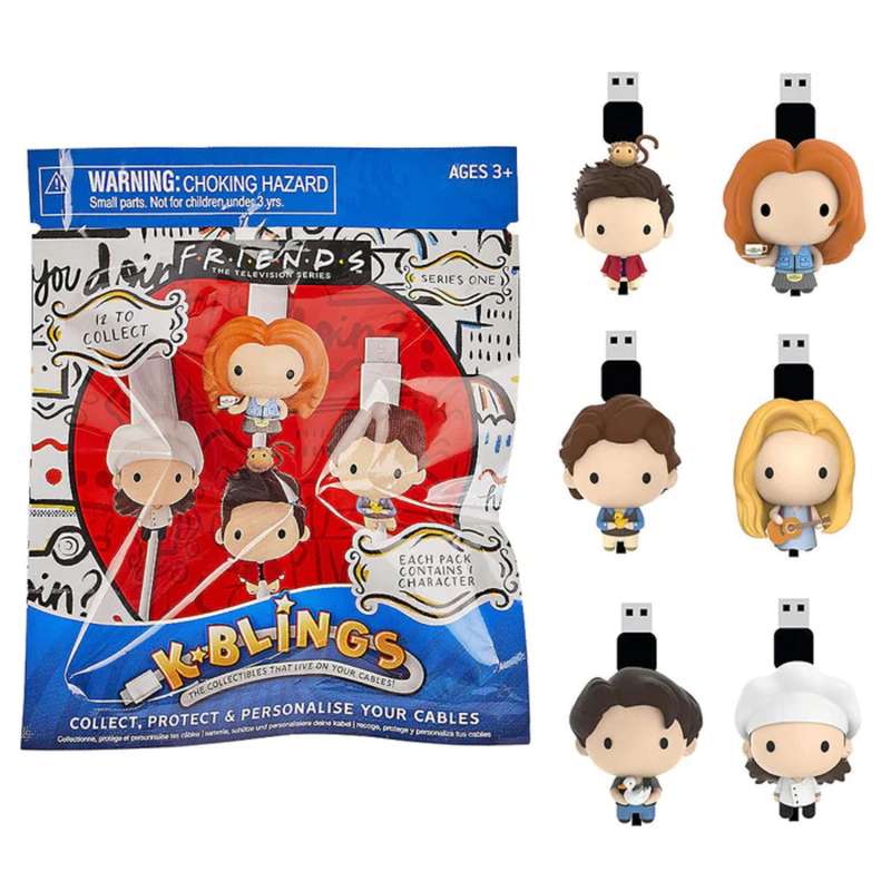 Friends K-Blings Cable Clip Character Blind Bag