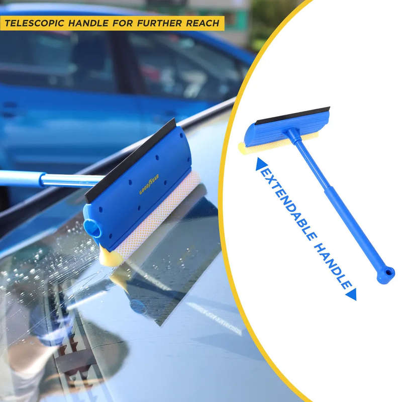 GOODYEAR 2 IN 1 WINDOW SQUEEGEE