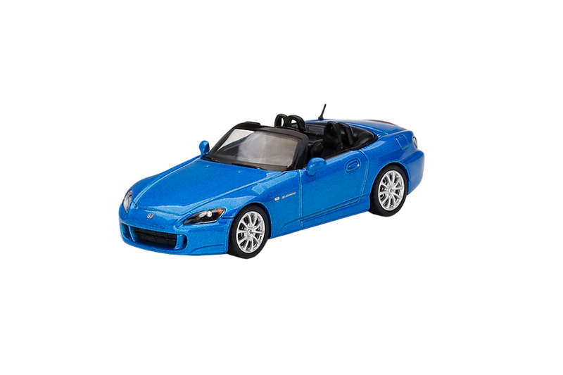 Honda S2000 (AP2) Bermuda Blue Pearl 1:64 Model