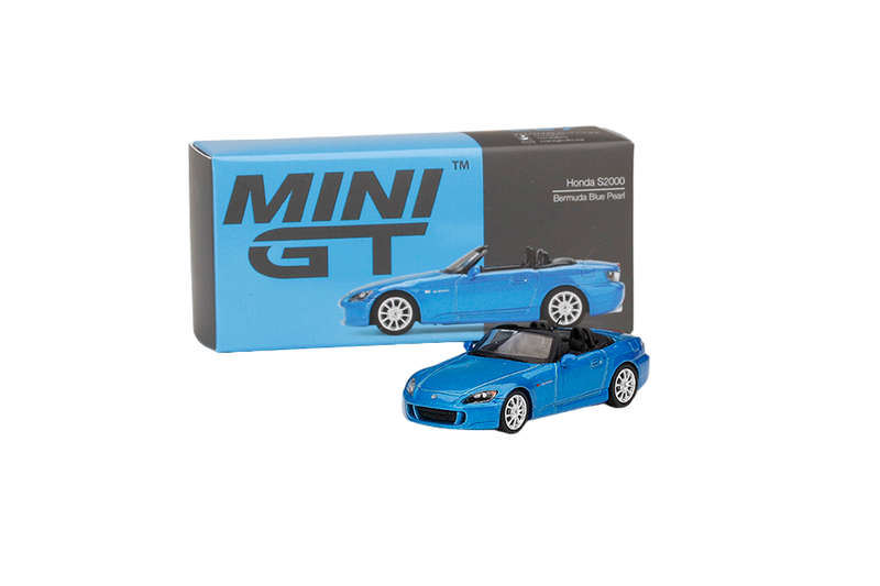 Honda S2000 (AP2) Bermuda Blue Pearl 1:64 Model