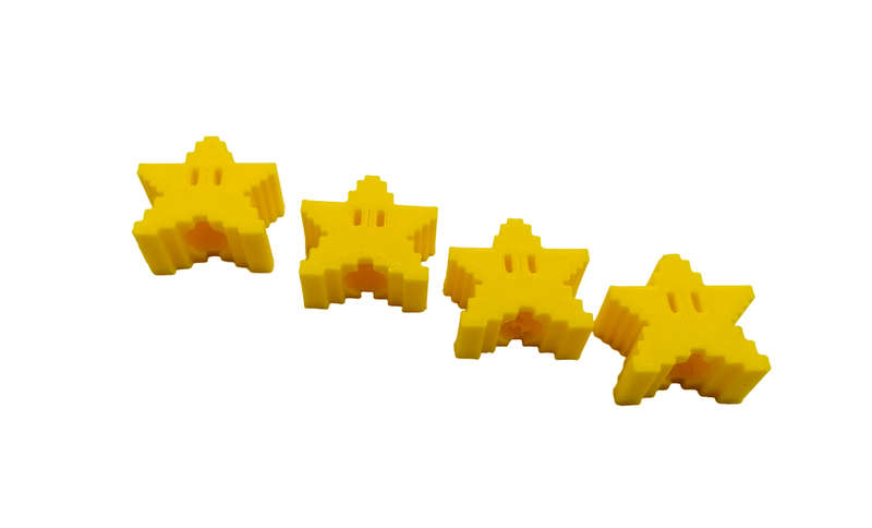 Car Tire Valve Cap Set - Star Shaped