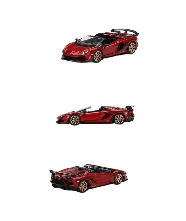 Lamborghini Aventador SVJ Roadster Rosso 1:64 Model