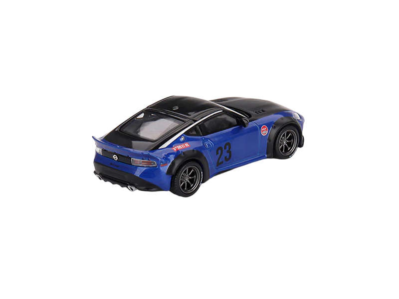 Mini GT Nissan Z LB Nation Works Serian Blue 1:64 Model