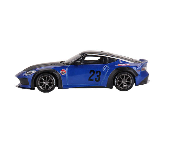 Mini GT Nissan Z LB Nation Works Serian Blue 1:64 Model