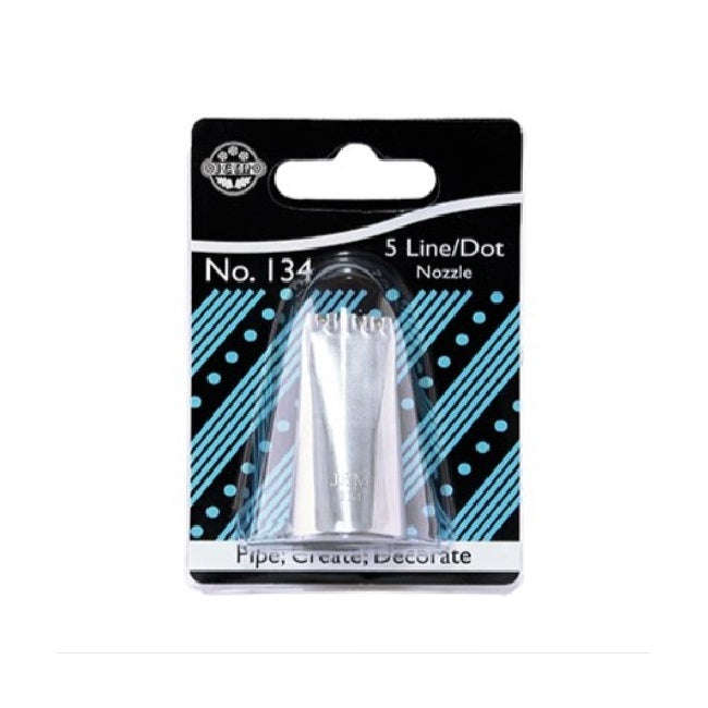 PME JEM Nozzle - 5 Line / Dot Large Tube #134