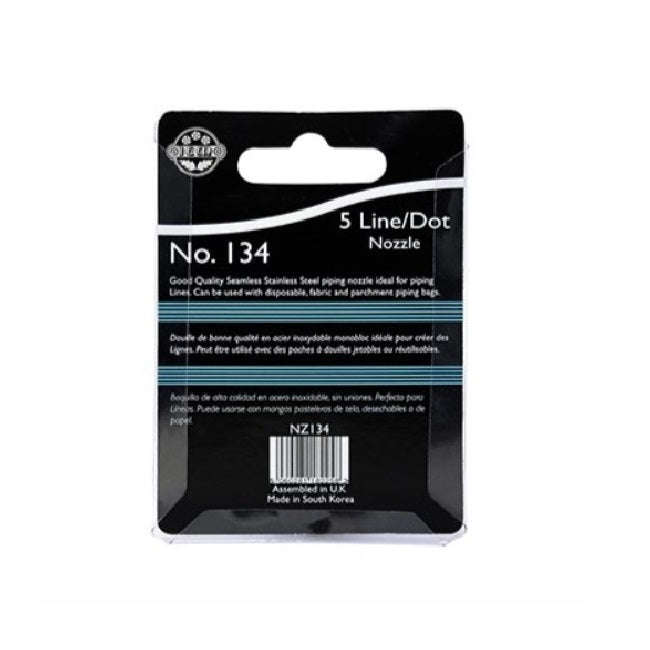 PME JEM Nozzle - 5 Line / Dot Large Tube #134