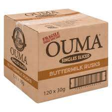 Ouma Single Sliced Buttermilk Rusks box of 120
