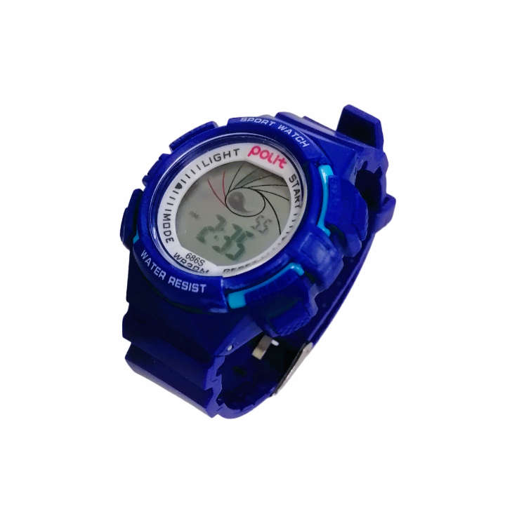 POLIT Childrens Boys/Girls Digital watch in Tin CW-0025