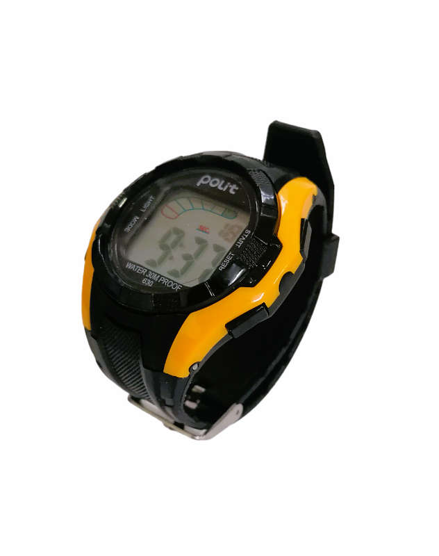 Polit Mens Digital Watch In Tin CW-0029