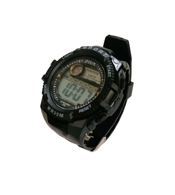 Polit Mens Digital Watch In Tin CW-0029